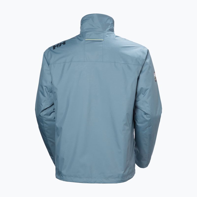 Куртка вітрильна чоловіча Helly Hansen Crew Hooded Pile washed navy 9