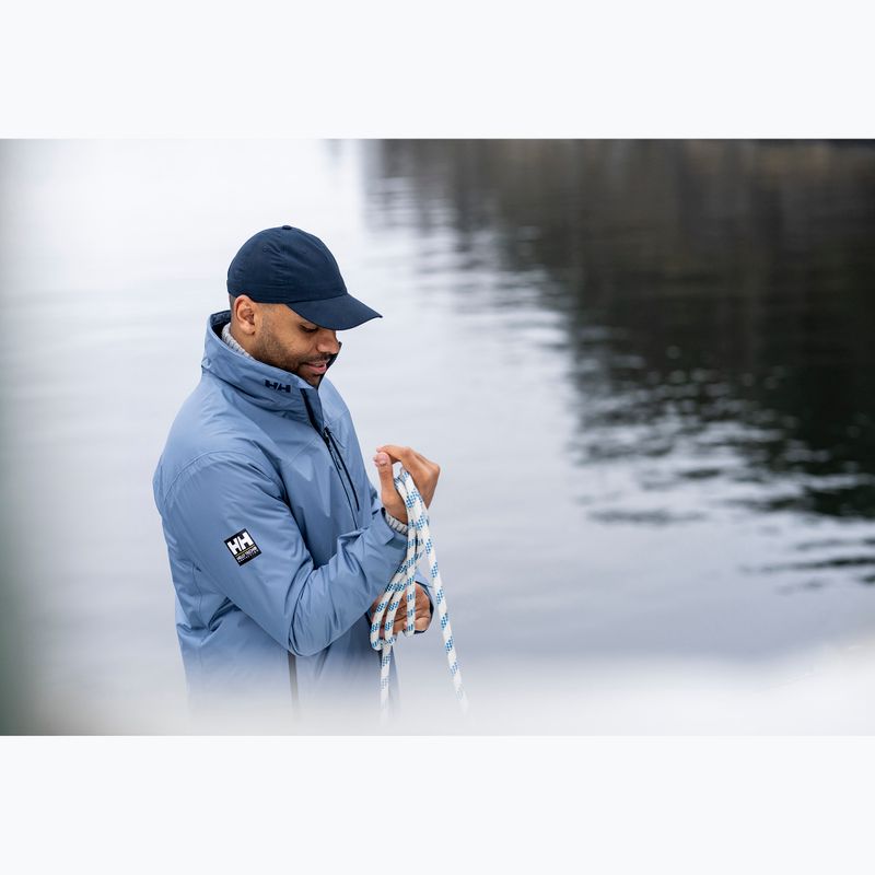 Куртка вітрильна чоловіча Helly Hansen Crew Hooded Pile washed navy 11