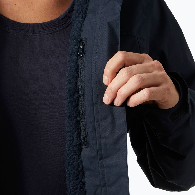 Куртка вітрильна жіноча Helly Hansen Crew Hooded Pile navy 8