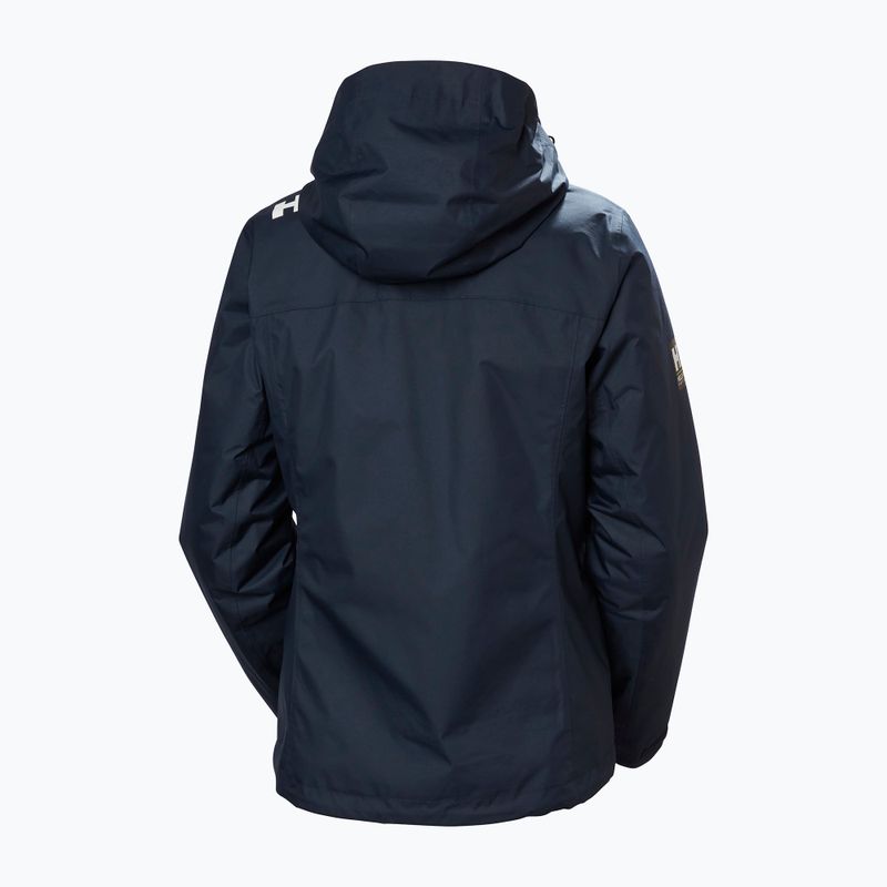 Куртка вітрильна жіноча Helly Hansen Crew Hooded Pile navy 11