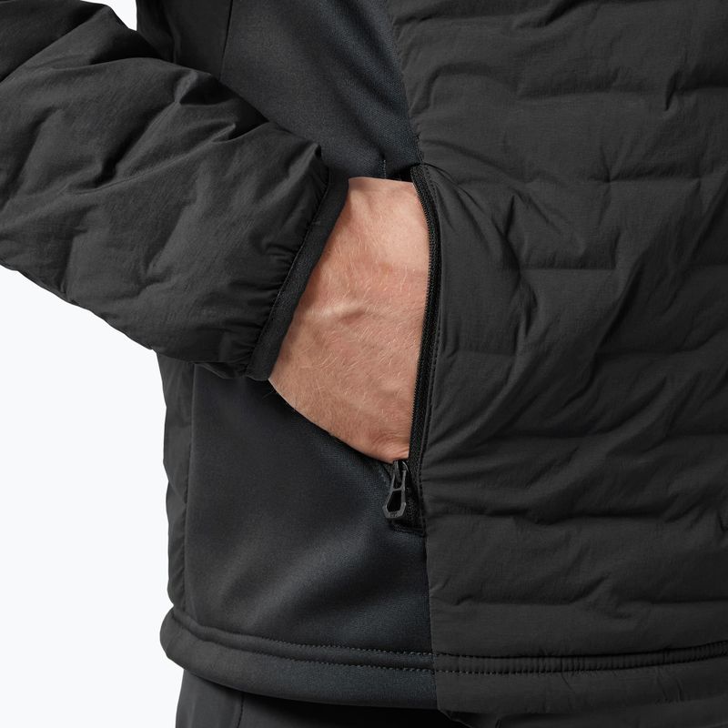 Куртка вітрильна чоловіча Helly Hansen HP Hybrid Stretch Hooded Insulator ebony 5