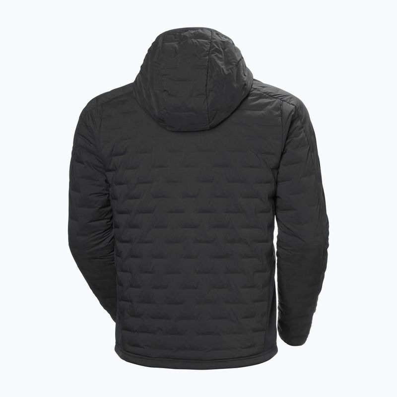 Куртка вітрильна чоловіча Helly Hansen HP Hybrid Stretch Hooded Insulator ebony 7