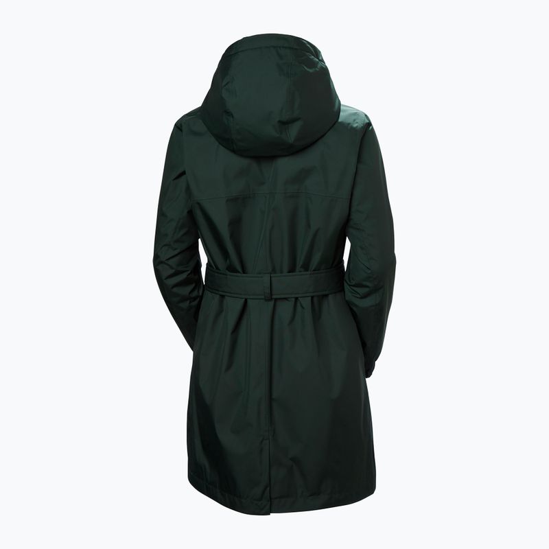 Пальто утеплене жіноче Helly Hansen Classic Insulated Trench dark jungle 6