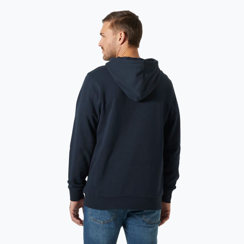 Кофта чоловіча Helly Hansen Box Hoodie navy 2