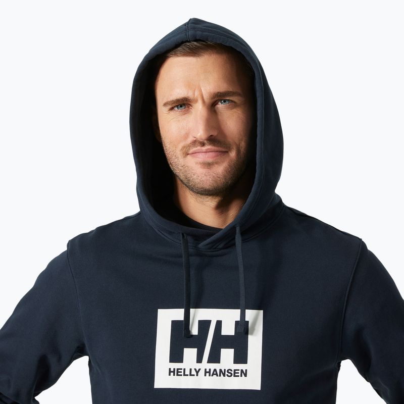 Кофта чоловіча Helly Hansen Box Hoodie navy 3