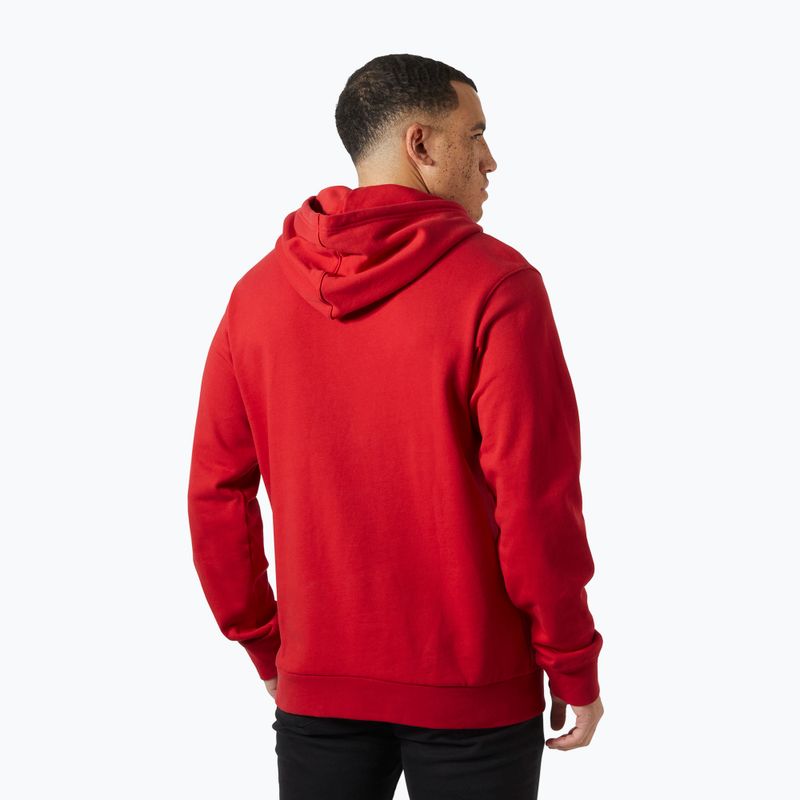 Кофта чоловіча Helly Hansen HH Logo Hoodie red 2
