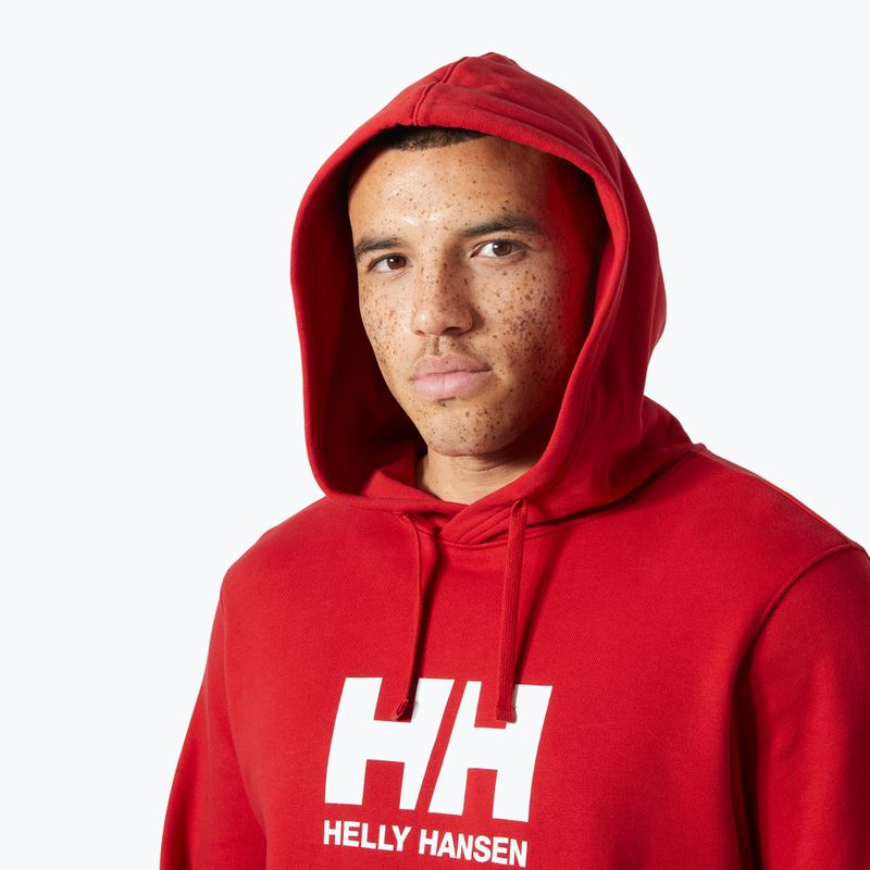 Кофта чоловіча Helly Hansen HH Logo Hoodie red 3