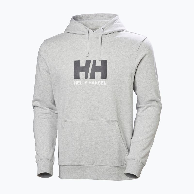 Кофта чоловіча Helly Hansen HH Logo Hoodie grey/melange 5
