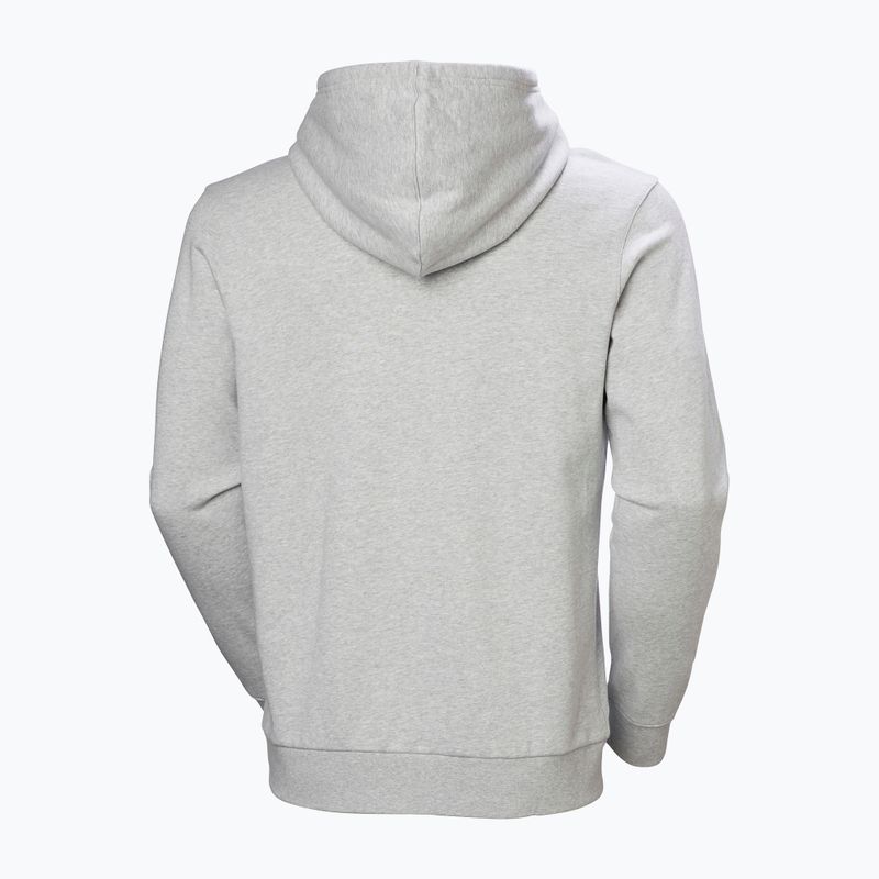 Кофта чоловіча Helly Hansen HH Logo Hoodie grey/melange 6