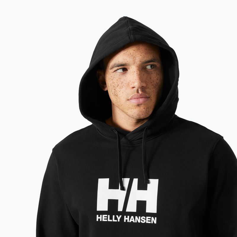 Кофта чоловіча Helly Hansen HH Logo Hoodie black 3