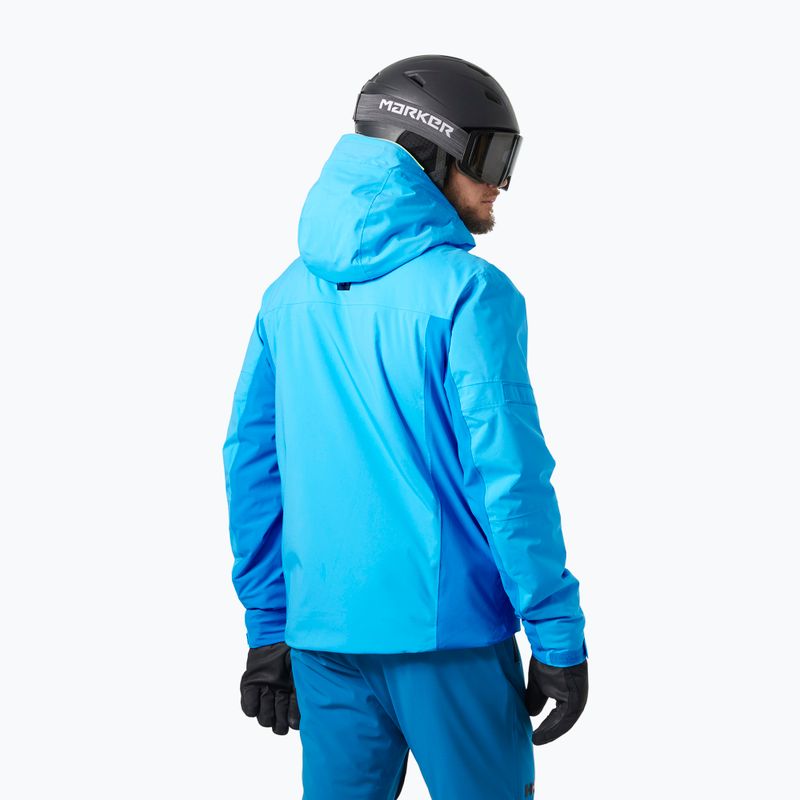 Куртка гірсько-лижна чоловіча Helly Hansen Courchavel cyan 2