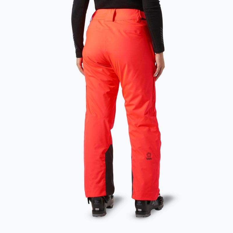 Штани лижні жіночі Helly Hansen Switch Cargo 2.0 neon coral 2