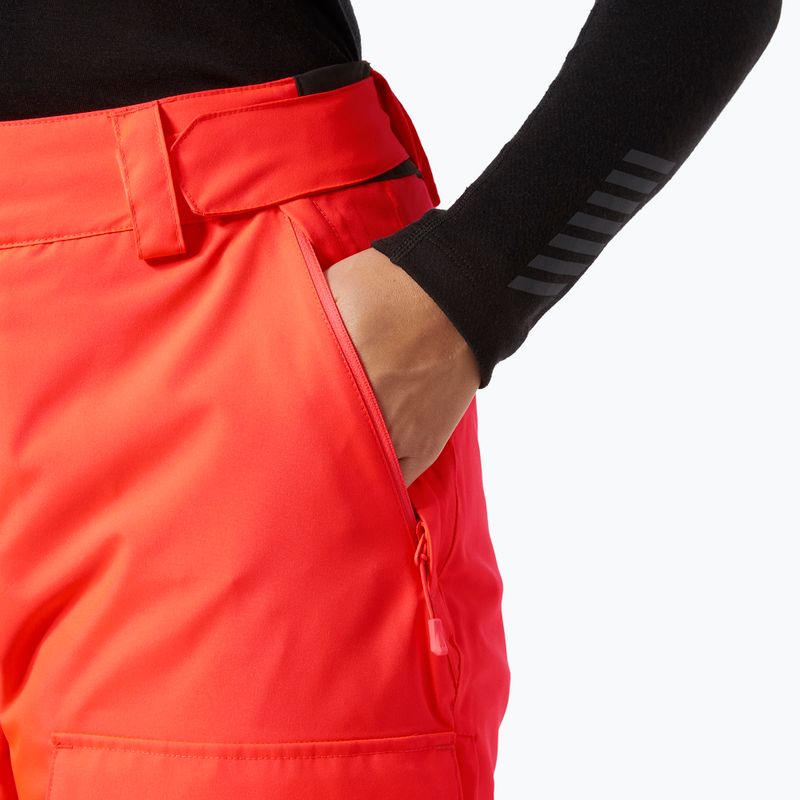 Штани лижні жіночі Helly Hansen Switch Cargo 2.0 neon coral 4