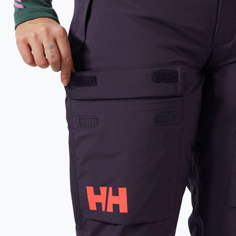 Штани лижні жіночі Helly Hansen Switch Cargo 2.0 black grape 4