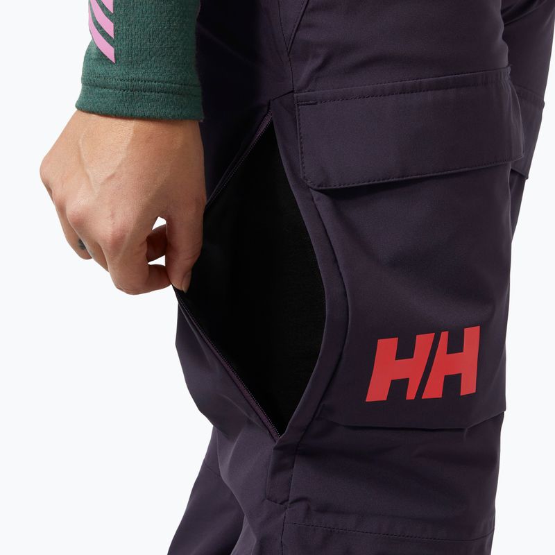 Штани лижні жіночі Helly Hansen Switch Cargo 2.0 black grape 5
