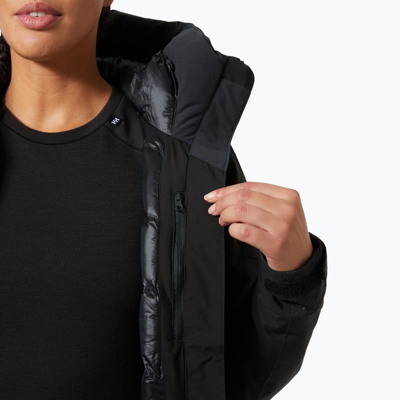Куртка лижна жіноча Helly Hansen Valdisere 3.0 black embossed stripes 8