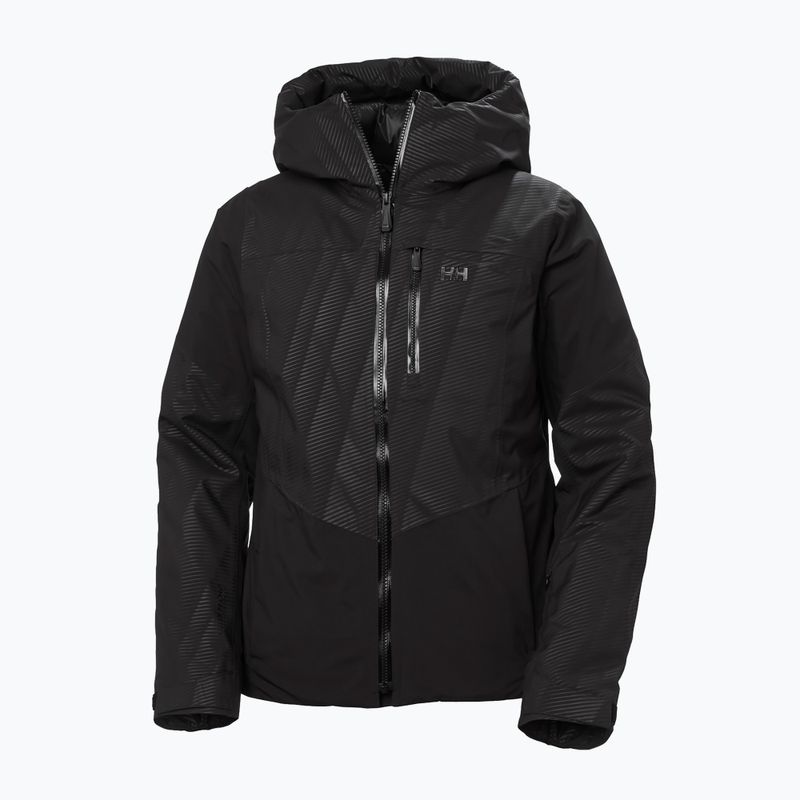 Куртка лижна жіноча Helly Hansen Valdisere 3.0 black embossed stripes 10