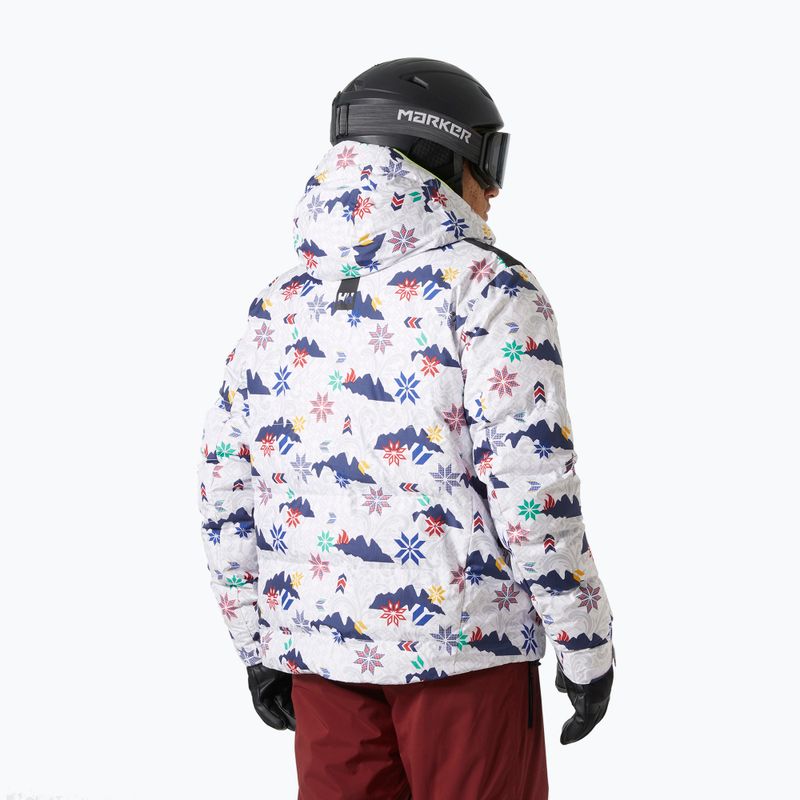 Куртка гірсько-лижна чоловіча Helly Hansen Kvitfjell Race Puffy white olympics 2