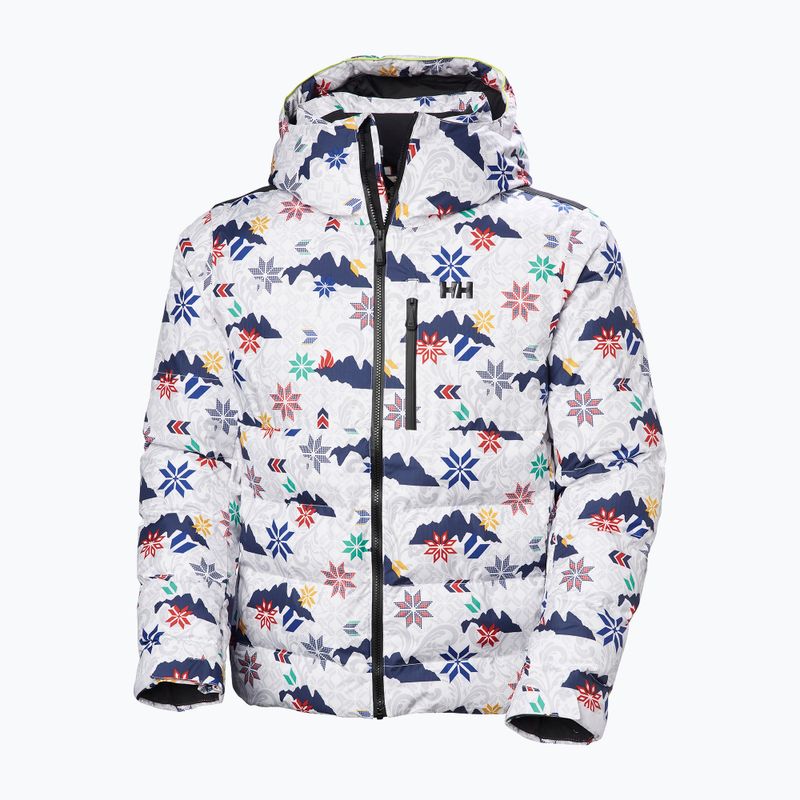 Куртка гірсько-лижна чоловіча Helly Hansen Kvitfjell Race Puffy white olympics 9