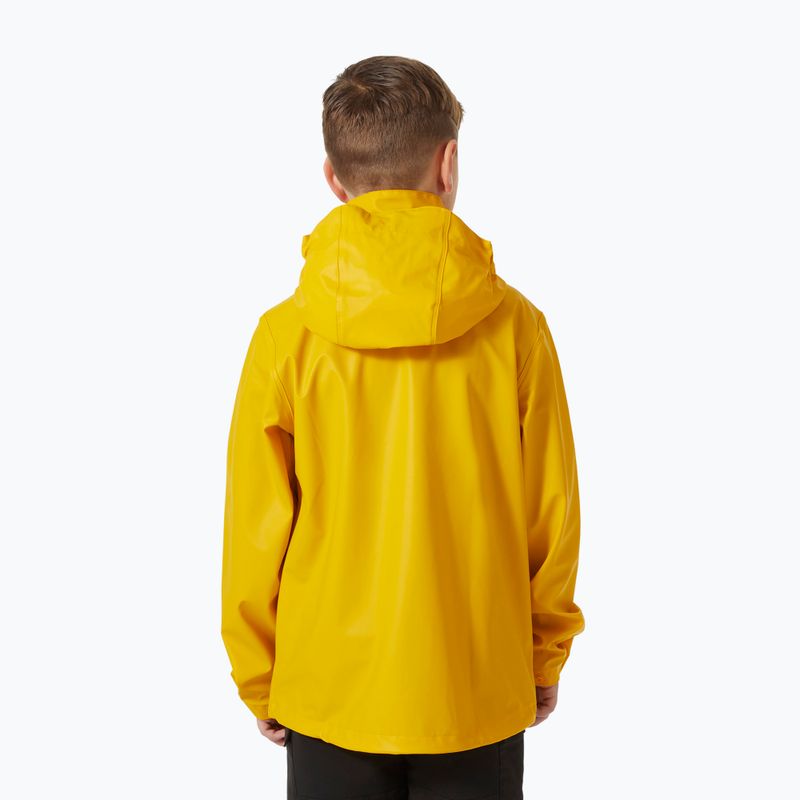Куртка вітрильна дитяча Helly Hansen Moss essential yellow 2