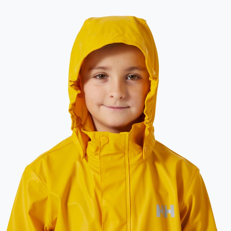 Куртка вітрильна дитяча Helly Hansen Moss essential yellow 3