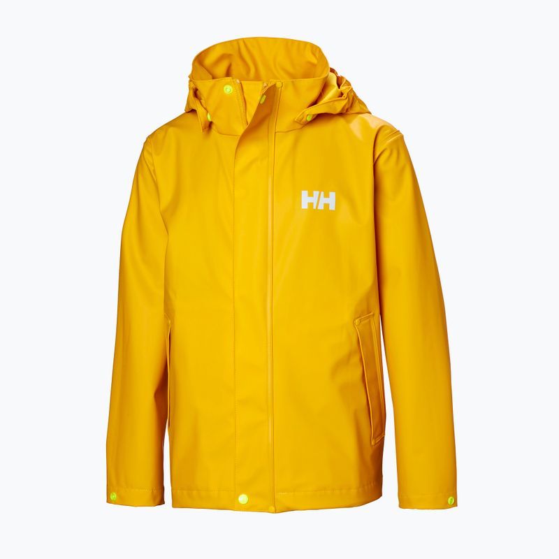 Куртка вітрильна дитяча Helly Hansen Moss essential yellow 6