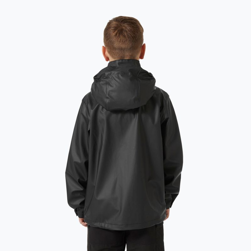 Куртка вітрильна дитяча Helly Hansen Moss black 2