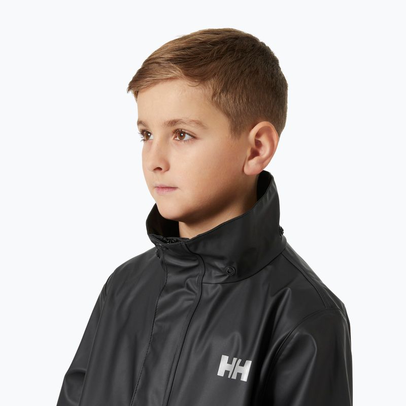 Куртка вітрильна дитяча Helly Hansen Moss black 4