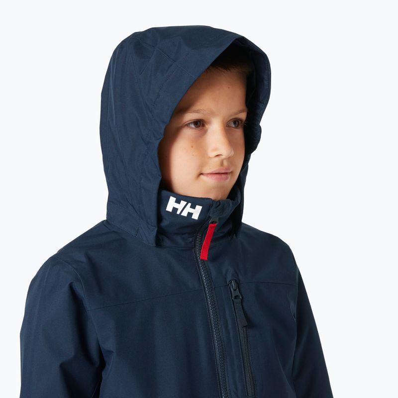 Куртка вітрильна дитяча Helly Hansen Crew Midlayer 2.0 navy 3