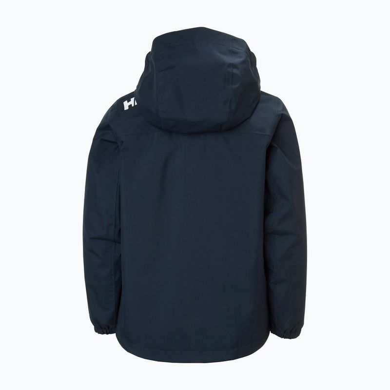 Куртка вітрильна дитяча Helly Hansen Crew Midlayer 2.0 navy 6