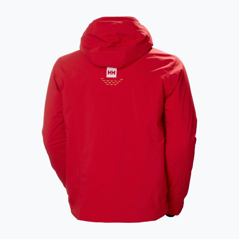 Куртка гірсько-лижна чоловіча Helly Hansen Alpha Lifaloft red 2