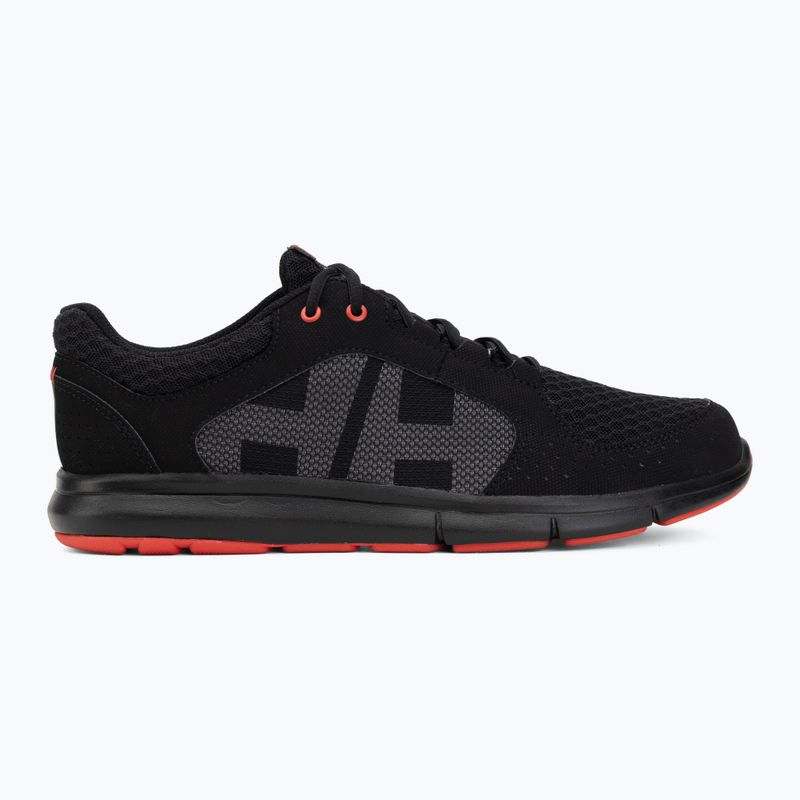 Кросівки чоловічі Helly Hansen Ahiga V4 Hydropower off black/alert red 2