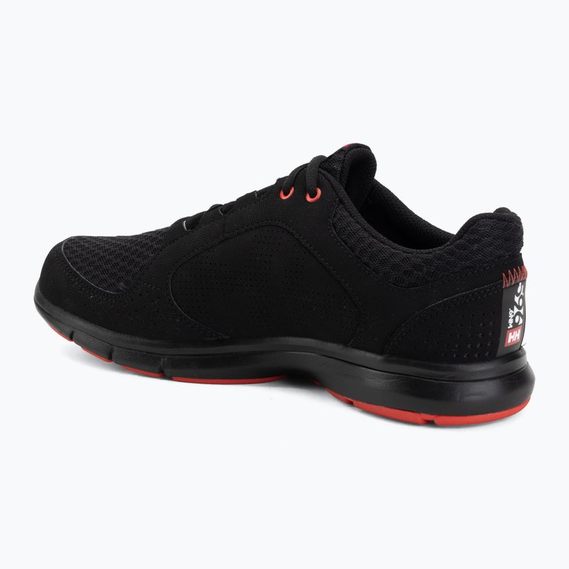 Кросівки чоловічі Helly Hansen Ahiga V4 Hydropower off black/alert red 3