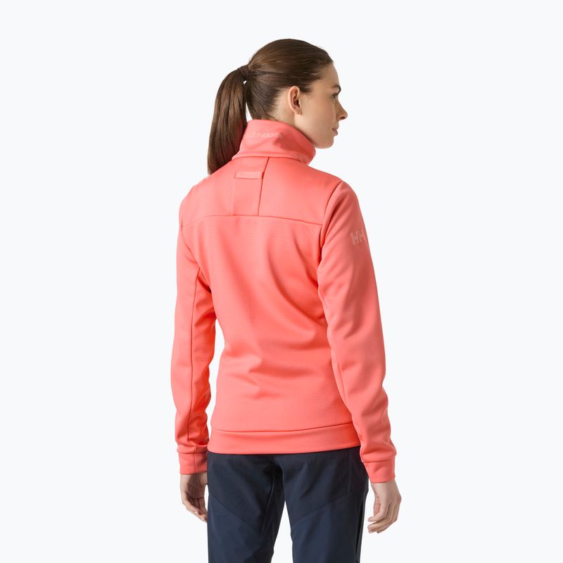 Кофта вітрильна жіноча Helly Hansen Crew Fleece sunset pink 2