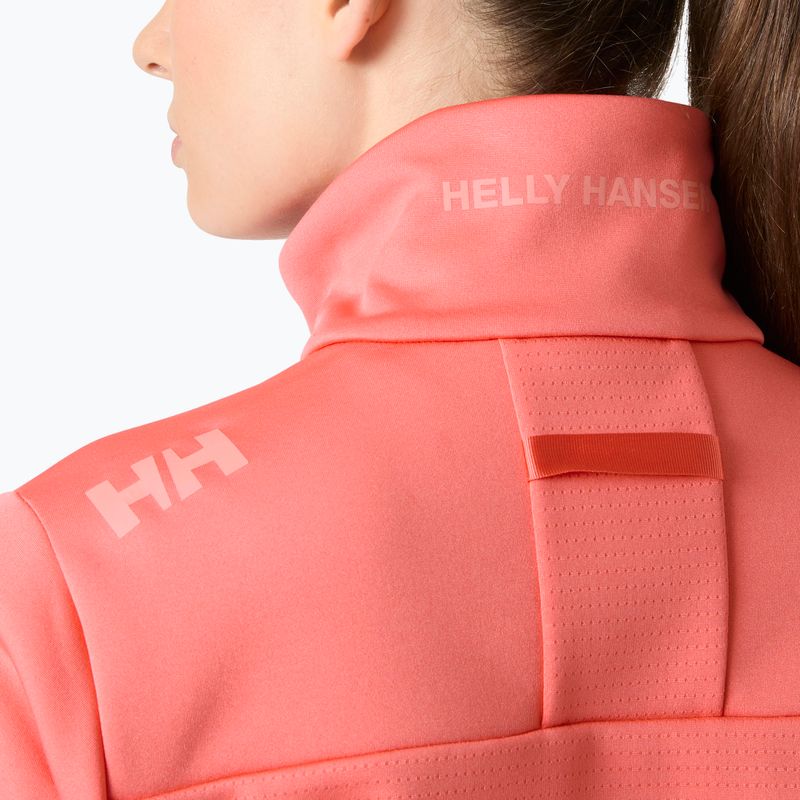 Кофта вітрильна жіноча Helly Hansen Crew Fleece sunset pink 4