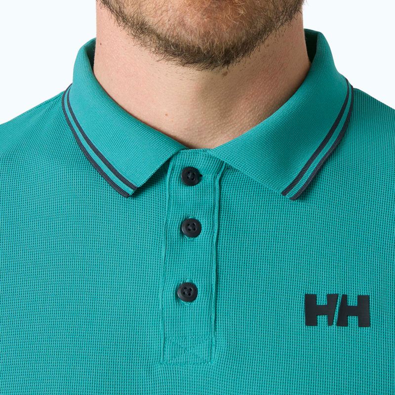 Футболка поло чоловіча Helly Hansen Kos Polo dark mint 3