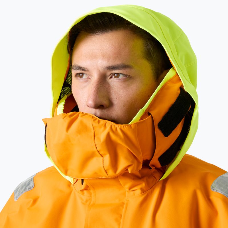 Куртка вітрильна чоловіча Helly Hansen Skagen Offshore ignite orange 3