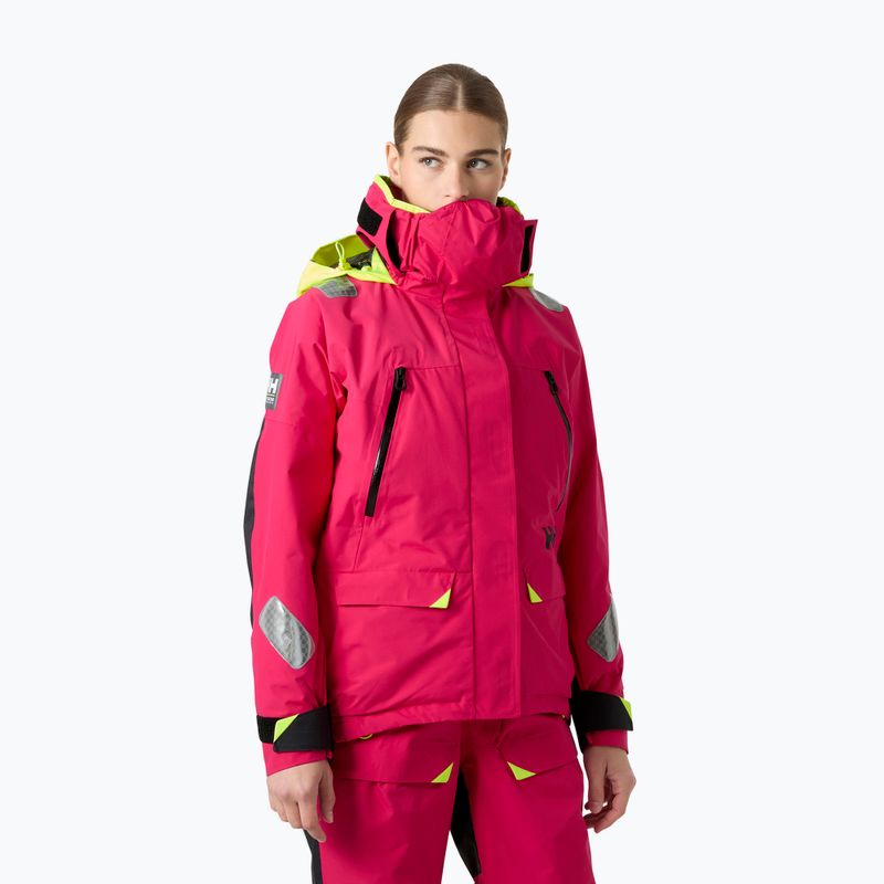 Куртка вітрильна жіноча Helly Hansen Skagen Offshore cranberry