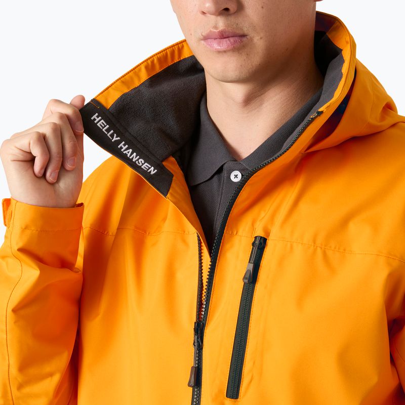 Чоловіча вітрильна куртка Helly Hansen Crew Hooded 2.0 ignite orange 4