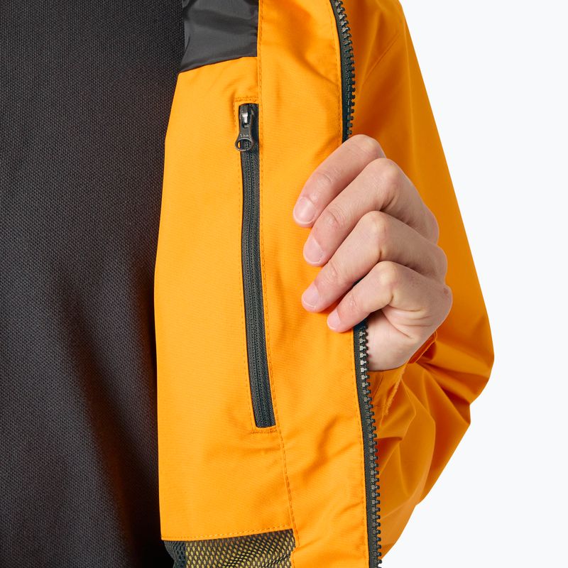 Куртка вітрильна чоловіча Helly Hansen Crew Hooded 2.0 ignite orange 6