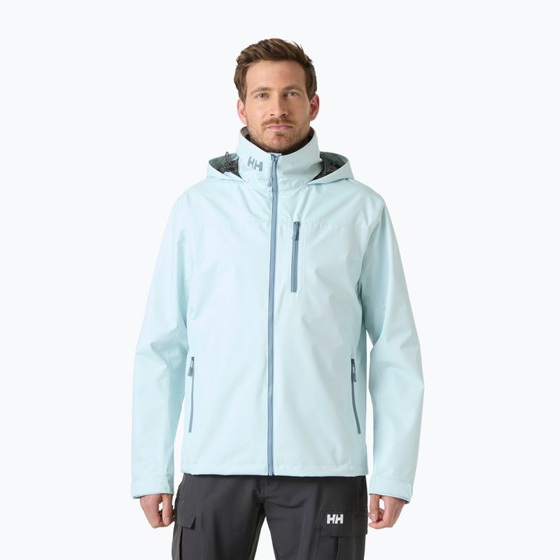 Куртка вітрильна чоловіча Helly Hansen Crew Hooded 2.0 barely blue