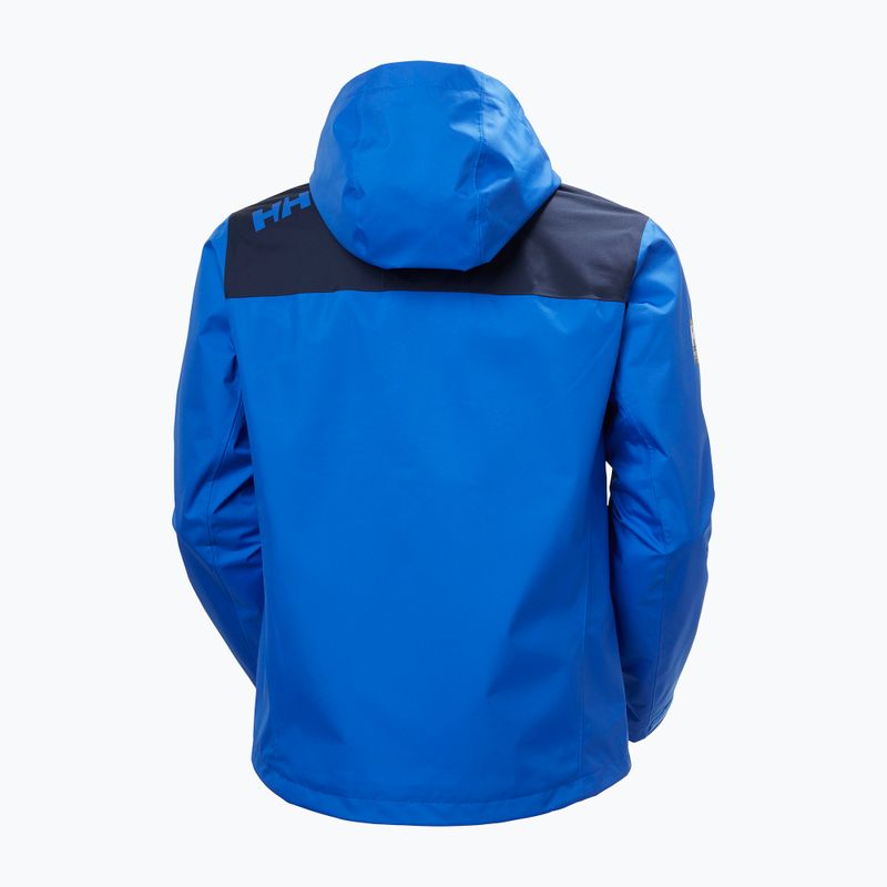 Куртка вітрильна чоловіча Helly Hansen Crew Hooded 2.0 cobalt 2.0 8