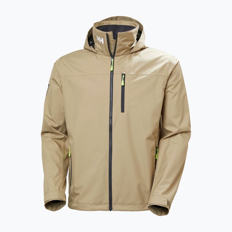 Куртка вітрильна чоловіча Helly Hansen Crew Hooded 2.0 pebble 8