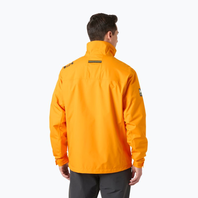 Куртка вітрильна чоловіча Helly Hansen Crew Midlayer 2 ignite orange 2