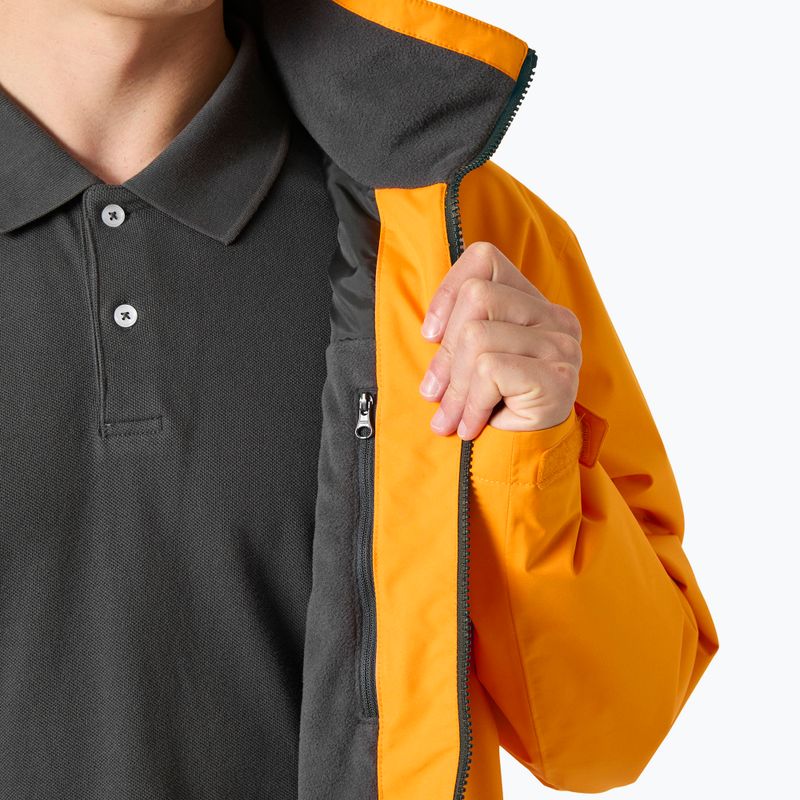 Куртка вітрильна чоловіча Helly Hansen Crew Midlayer 2 ignite orange 3