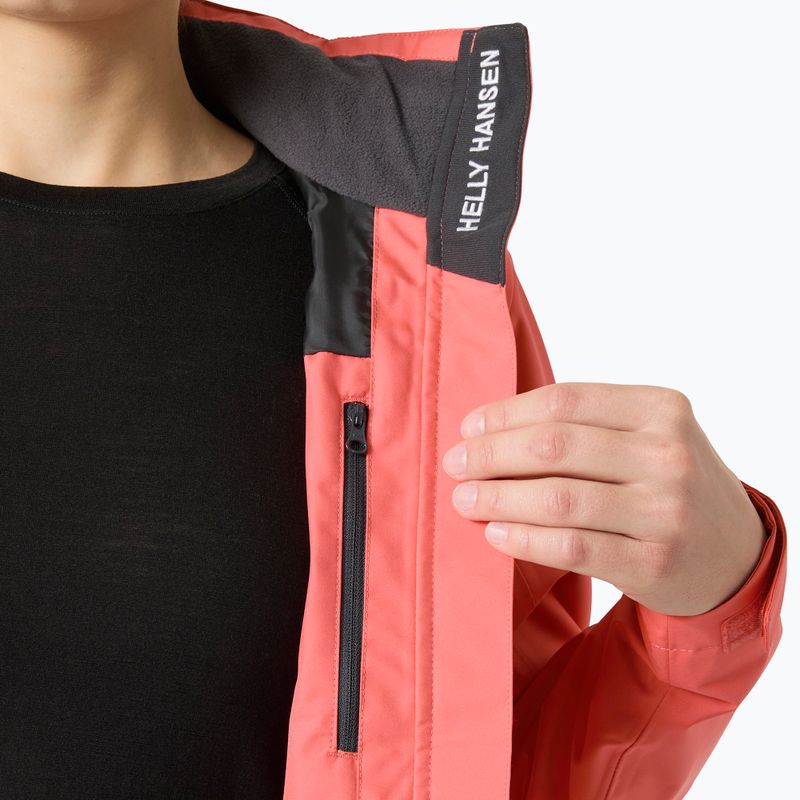 Жіноча вітрівка для вітрильного спорту Helly Hansen Crew Hooded 2.0 sunset pink 5