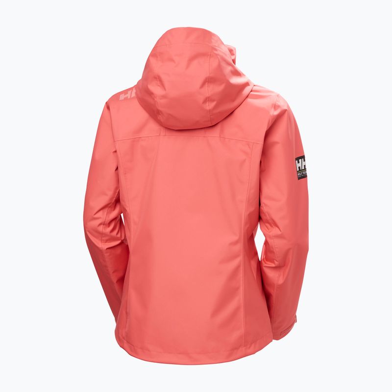 Жіноча вітрівка для вітрильного спорту Helly Hansen Crew Hooded 2.0 sunset pink 9