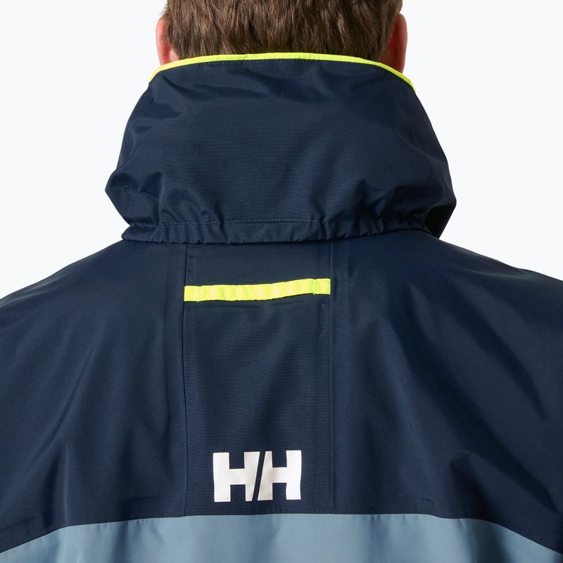 Куртка вітрильна чоловіча Helly Hansen Pier 4.0 washed navy 4