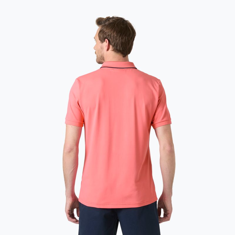Футболка поло чоловіча Helly Hansen Hp Figari Polo sunset pink 2