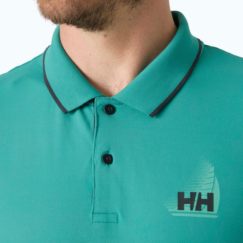 Футболка поло чоловіча Helly Hansen Hp Figari Polo dark mint 3